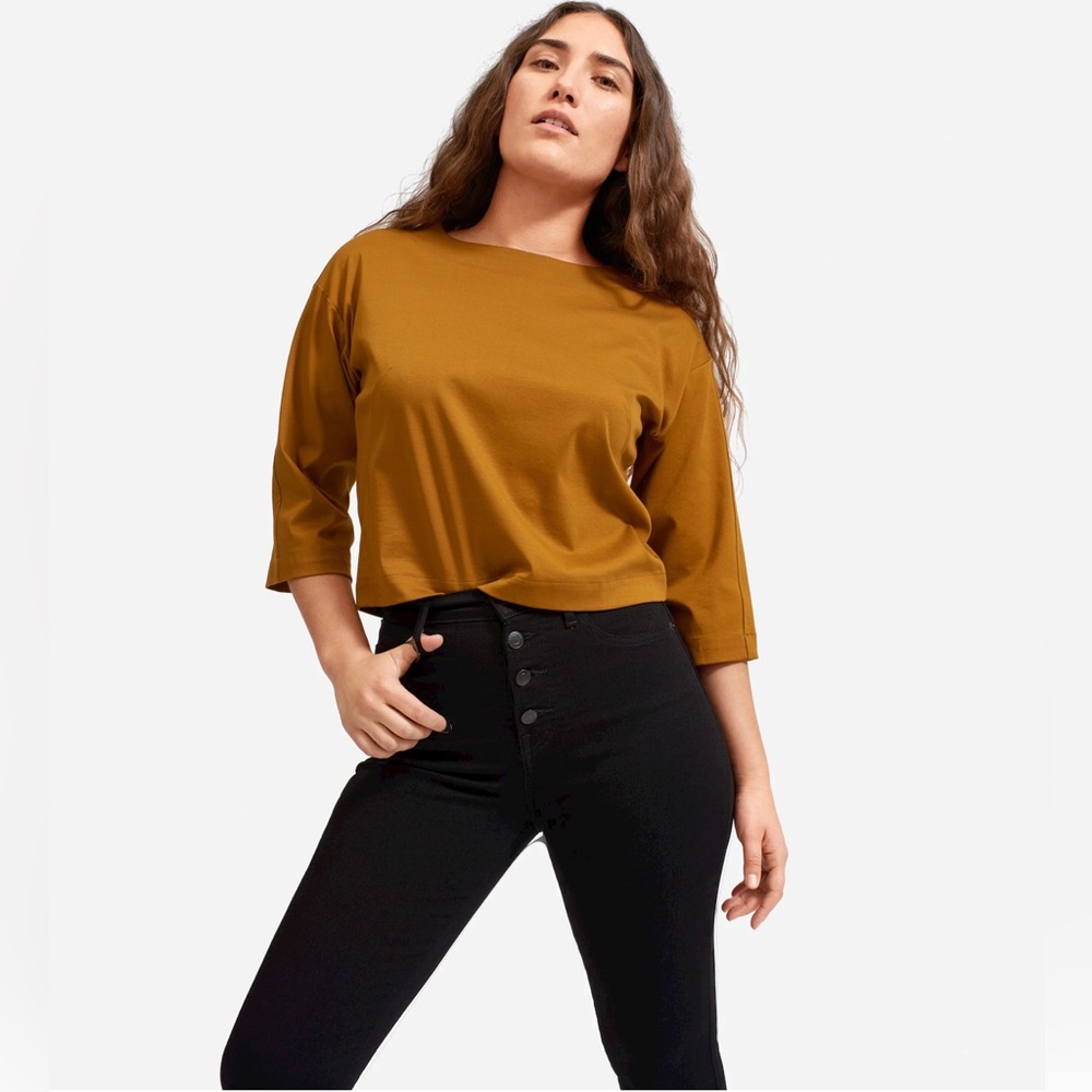 Everlane The Authentic Stretch High-Rise Skinny Button Fly